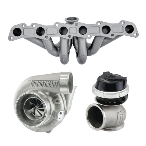 CMA 6Boost Turbosmart Turbo Kit 7880 V-Band 1.24AR 1275HP to 1425HP (RB30DET-SOHC ) - Red Wastegate