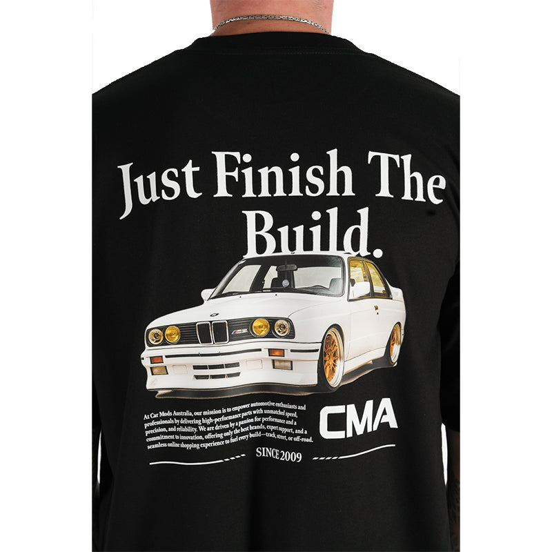 CMA Apparel Cmaappjfibl-XPX CMA Just Finish It Tee, Black