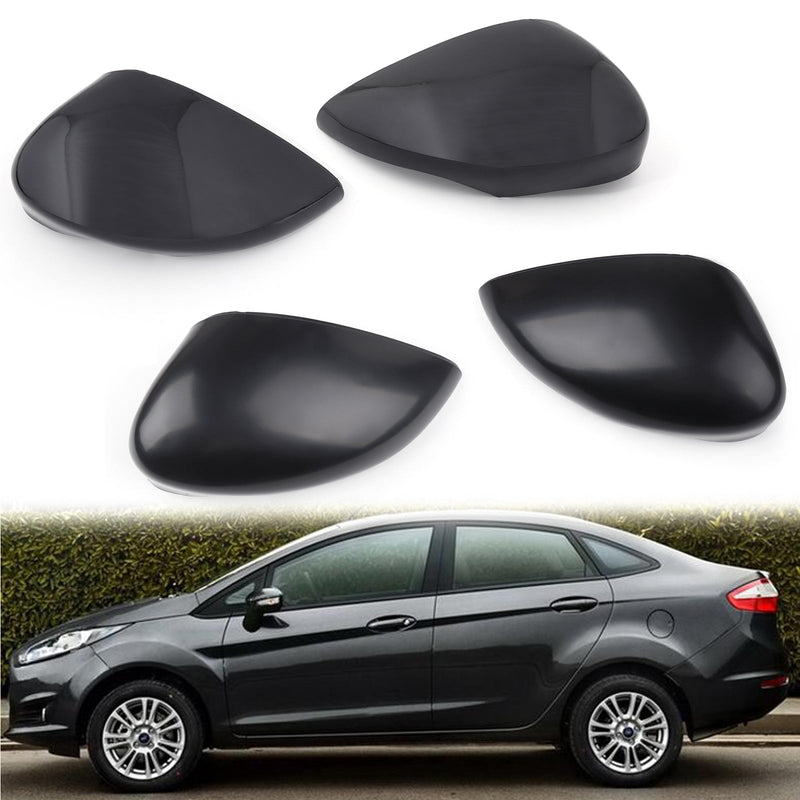 Ford Fiesta 09-15 Pair of Wing Door Rearview Mirror Cover Cap