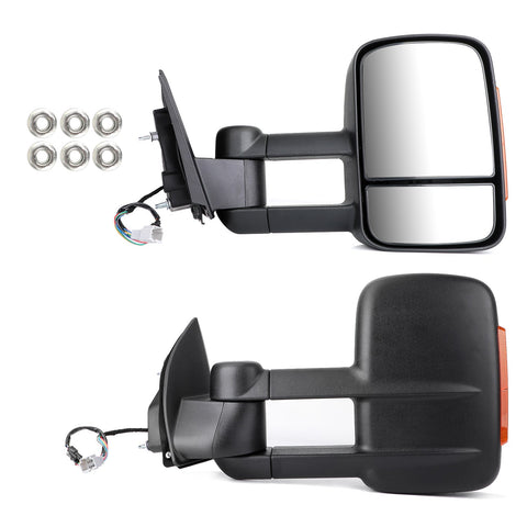 Ford Ranger MK PX XL XLT XLS Wildtrak 12-23 Extendable Towing Mirrors