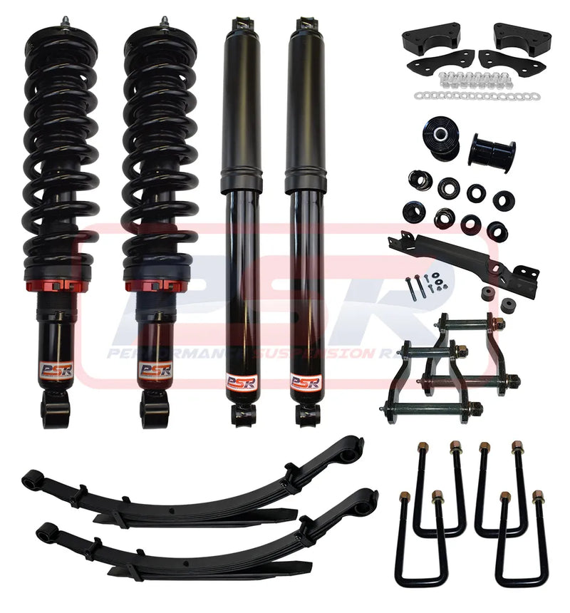 Performance Suspension Racing TTG 3" Lift Kit Std Duty Front and Heavy Duty Rear (Colorado RG/D-Max 1 & 2)
