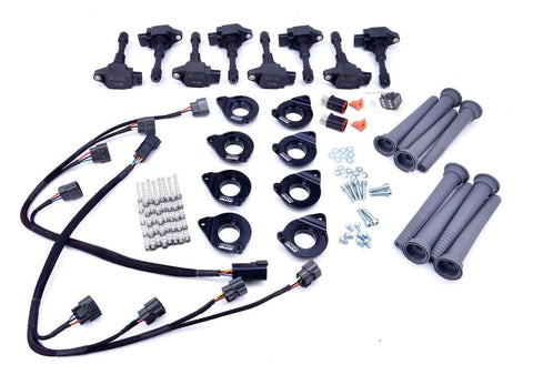Platinum Racing Products Ford Coyote Coil Kit Purple / Bracket, Coils, Stalks — fits Ford Mustang
