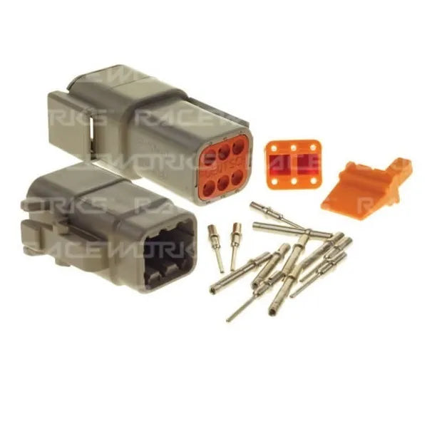 Raceworks Deutsch DTM 6-Way Connector Kit