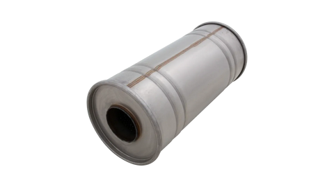 XForce 2.5" Inlet 6" Round Straight-Through Resonator