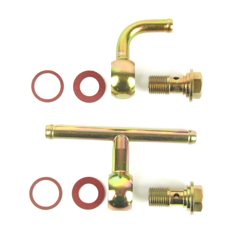 Twin Sidedraft DHLA Carbs Fuel Banjo Set