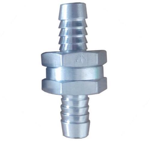 6mm 1/4" Aluminium Alloy One Way Non Return Check Valve Petrol Diesel — image 1
