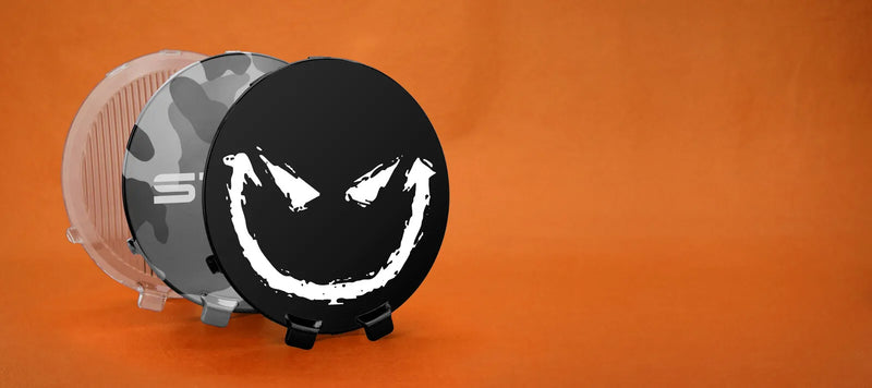 Stedi 8.5" Spare Driving Light Cover - Smiley Face