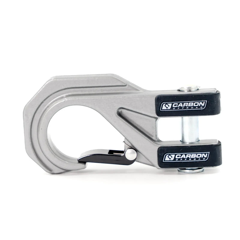 Carbon Offroad Carbon 12K 12000lb Winch V3 - Silver Hook