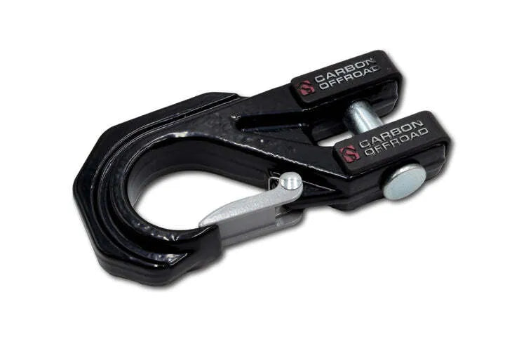 Carbon Offroad Mega Pro Winch Hook - Black