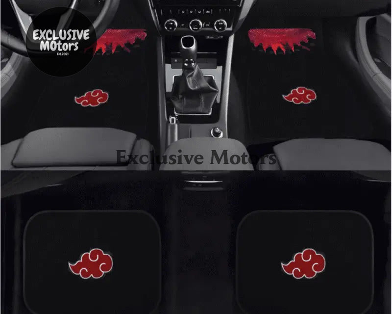 Custom Akatsuki Clouds Floor Mats