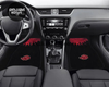Custom Akatsuki Clouds Floor Mats