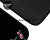 Custom Cherry Blossom Floor Mats Black