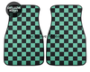 Custom Demon Slayer Tanjiro Haori Checker  Floor Mats