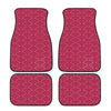 Custom Japanese Waves Floor Mats Red