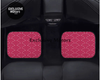 Custom Japanese Waves Floor Mats Red
