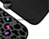 Custom Leopard Bean Floor Mats