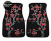 Custom Red Cherry Blossom Floor Mats