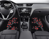 Custom Red Cherry Blossom Floor Mats