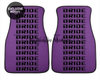 Custom Universal Bride style Floor Mats Purple