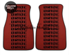 Custom Universal Bride style Floor Mats Red