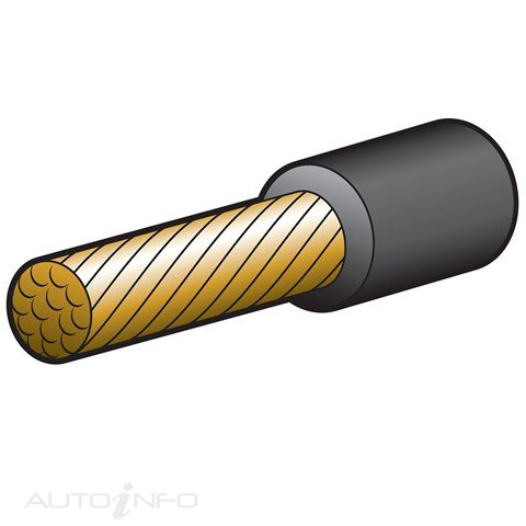 Narva Cable Battery Black 160AMP 30M - 5804-30BK