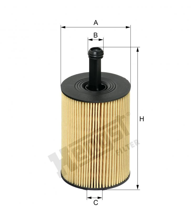 Oil Filter E19H D83 Hengst