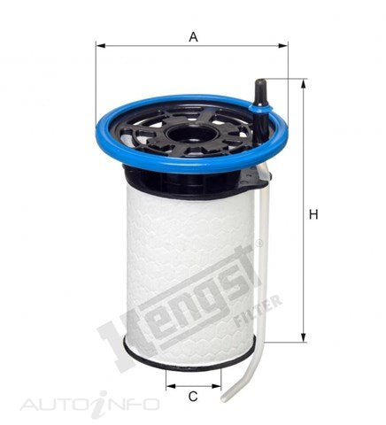 Hengst Fuel Filter Alfa Fiat Opel - E104KP