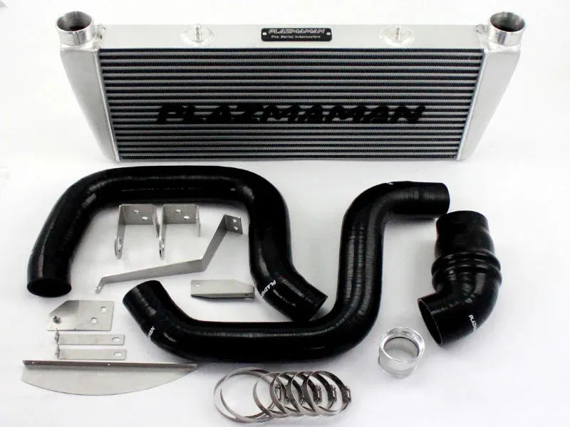 Plazmaman Intercooler Kit - Series 1-2 - Yes Hose (Navara D23 NP300 15-21) - Raw — fits Nissan Navara