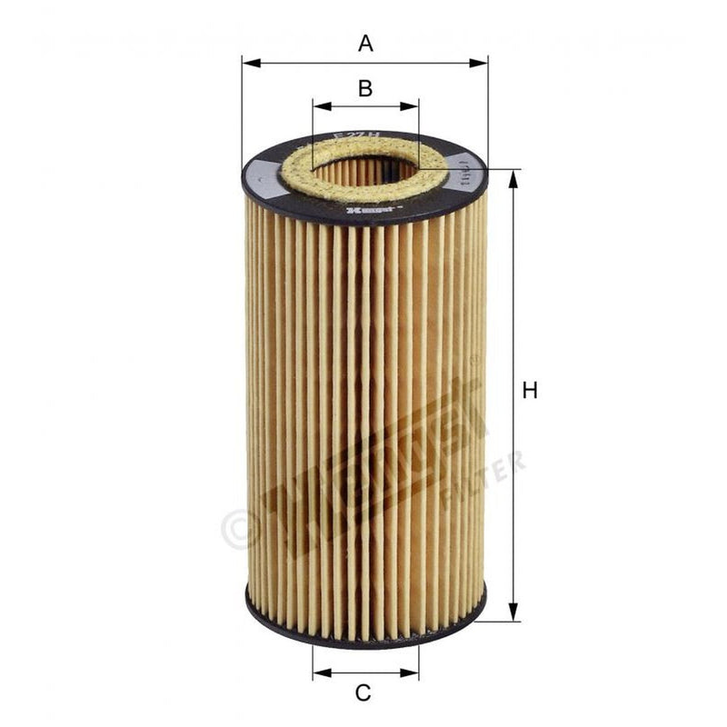 Oil Filter E27H D84 Hengst