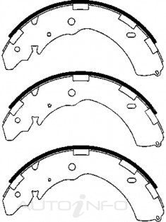 BNT Brake Shoes Rear Mitsubishi L200 Triton KB9 - K6741