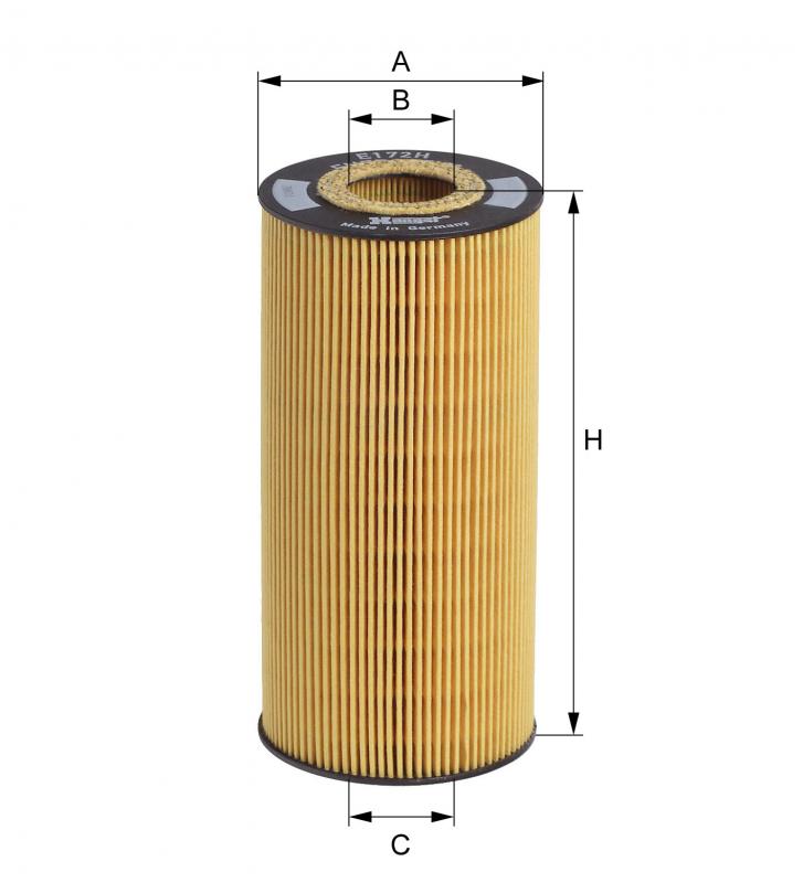 Oil Filter E172H D35 Hengst