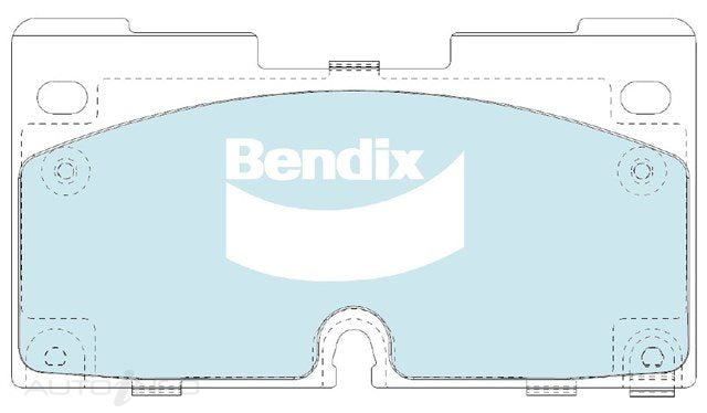 Bendix Brake Pads Front Chevrolet Silverado - DB2637HD
