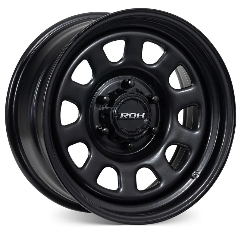 ROH Wheels Trak Daytona Black Wheels -16x8 Offset -22 PCD 5x150