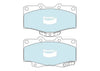 Bendix 4x4 Brake Pad Set Front (Crewman 06/4Runner 89-96)