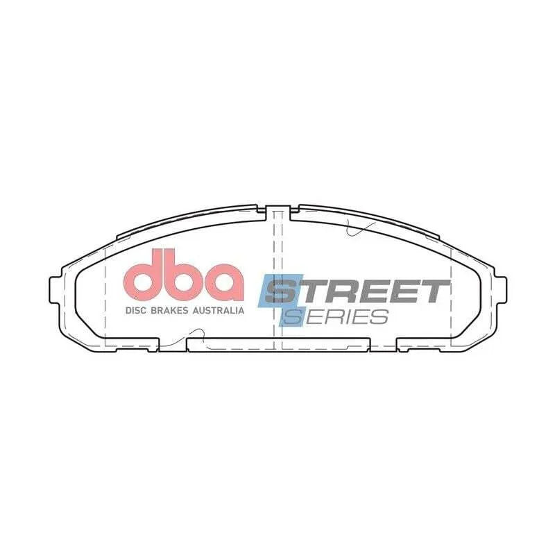 Disc Brakes Australia DBA DB1257SS Street Series Brake Pad Set