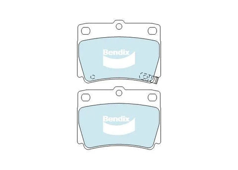 Bendix 4x4 Brake Pad Set Rear (Challenger 98-16/Pajero Sport 15-22)