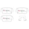 Disc Brakes Australia DBA DB15013SP Street Performance Brake Pad Set