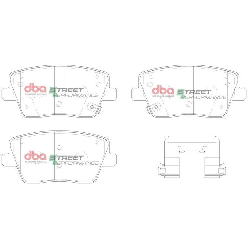 Disc Brakes Australia DBA DB15013SP Street Performance Brake Pad Set