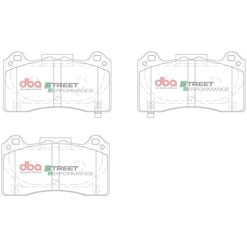 Disc Brakes Australia DBA DB15025SP Street Performance Brake Pad Set