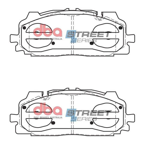 Disc Brakes Australia DBA DB15030SS Street Series Brake Pad Set