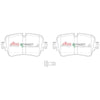 Disc Brakes Australia DBA DB15031SP Street Performance Brake Pad Set