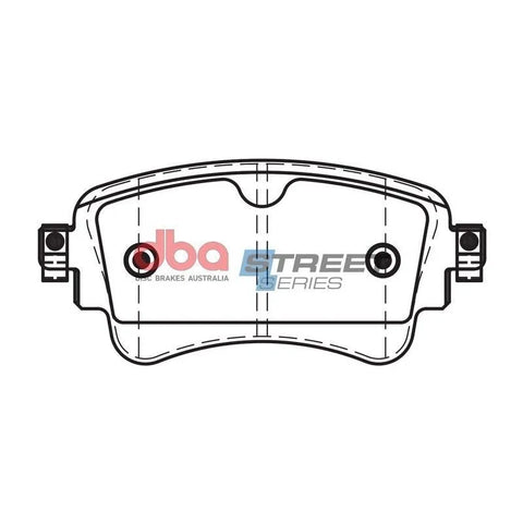 Disc Brakes Australia DBA DB15032SS Street Series Brake Pad Set