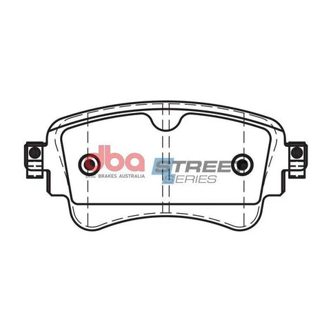 Disc Brakes Australia DBA DB15032SS Street Series Brake Pad Set