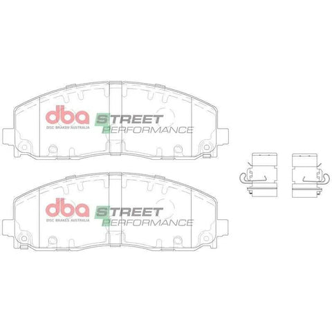Disc Brakes Australia DBA DB15038SP Street Performance Brake Pad Set