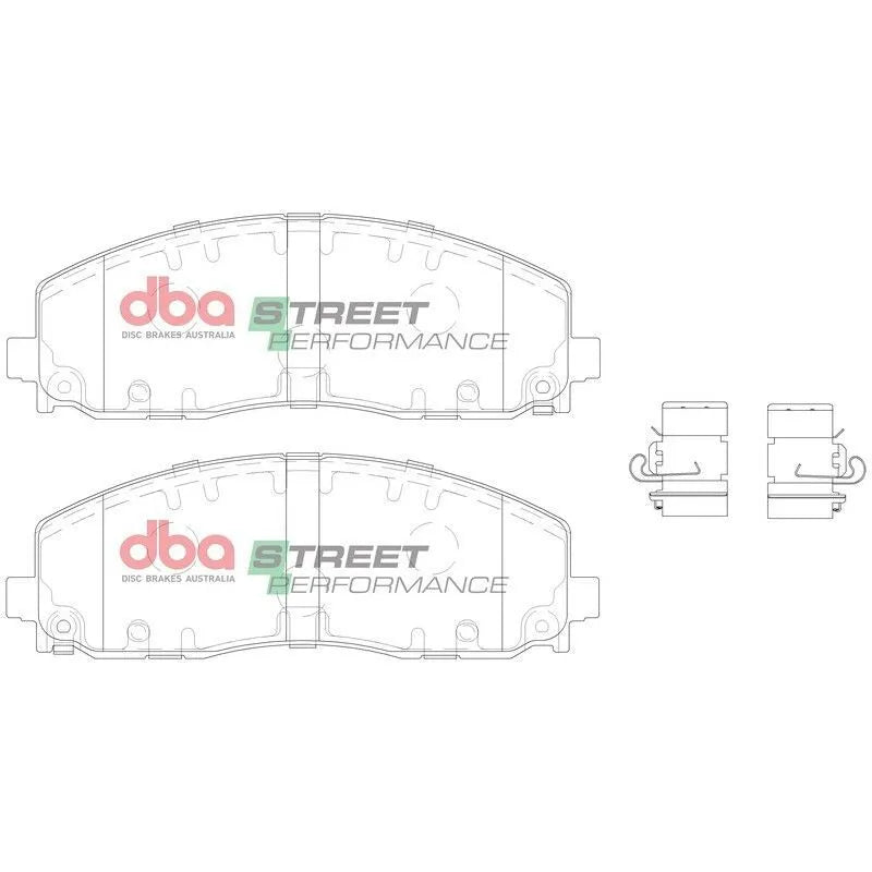 Disc Brakes Australia DBA DB15038SP Street Performance Brake Pad Set