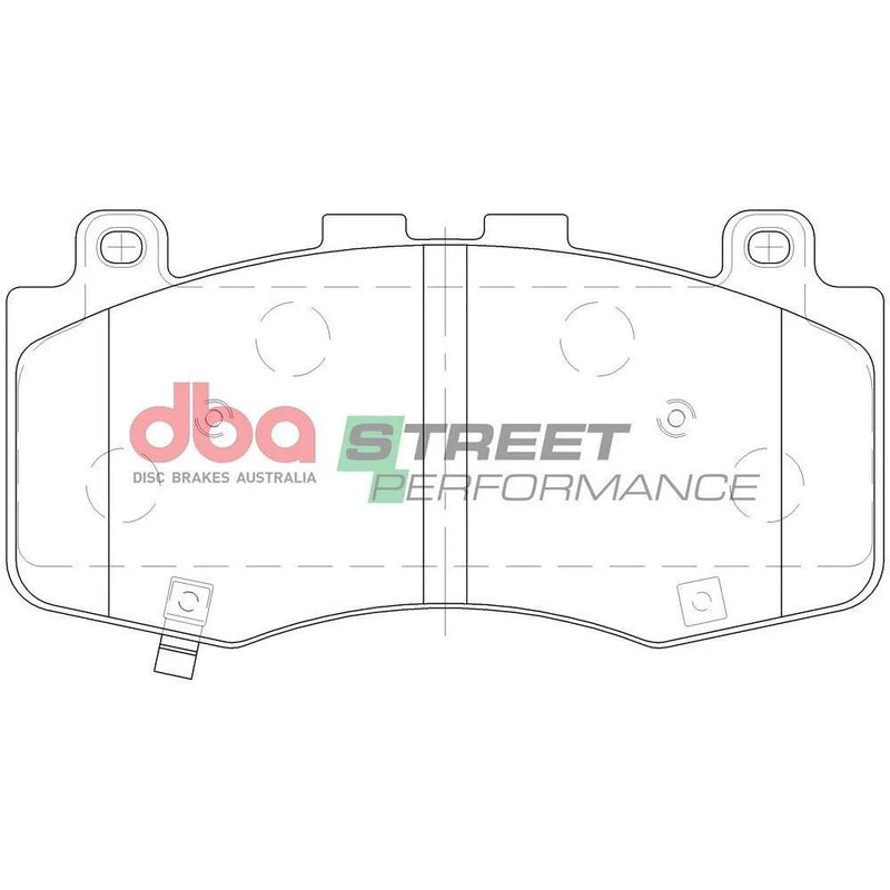 Disc Brakes Australia DBA DB15039SP Street Performance Brake Pad Set