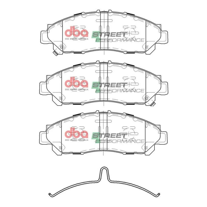 Disc Brakes Australia DBA DB15051SP Street Performance Brake Pad Set