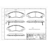 Disc Brakes Australia DBA DB15051SS Street Series Brake Pad Set