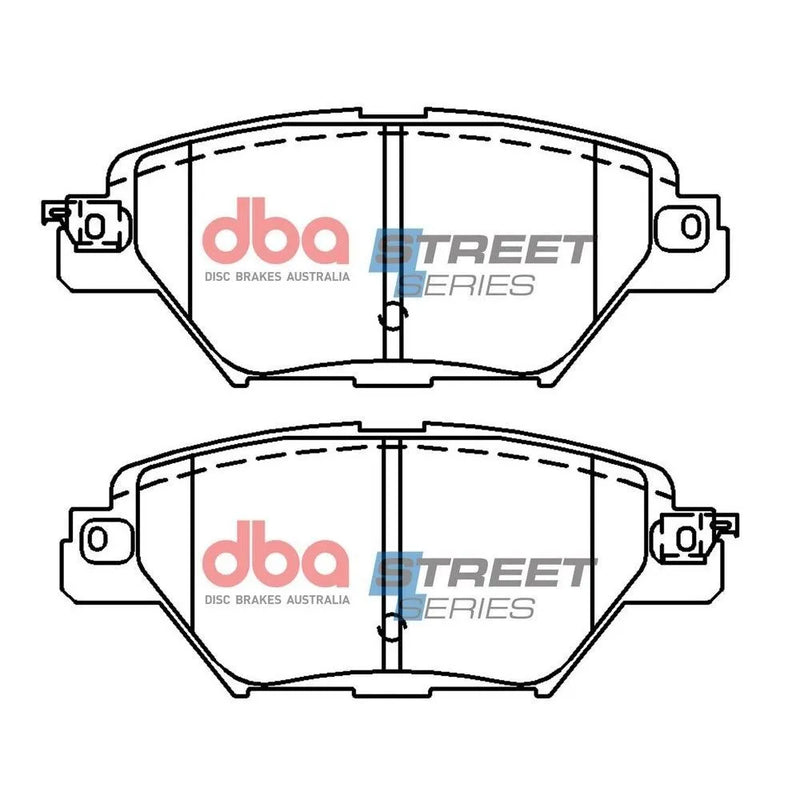 Disc Brakes Australia DBA DB15076SS Street Series Brake Pad Set