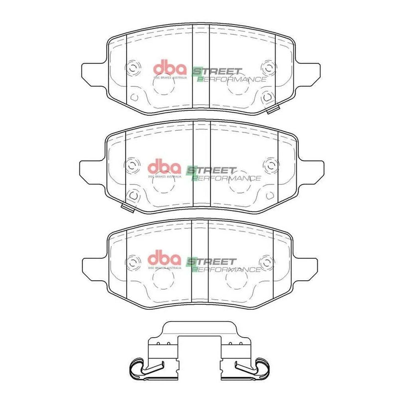 Disc Brakes Australia DBA DB15094SP Street Performance Brake Pad Set